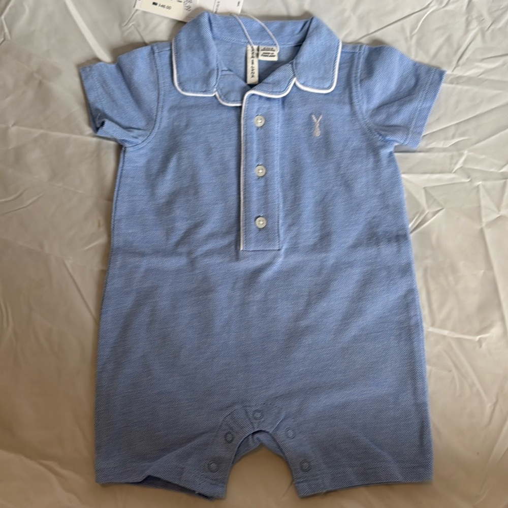 Janie and Jack onesie jumper with bunny detail